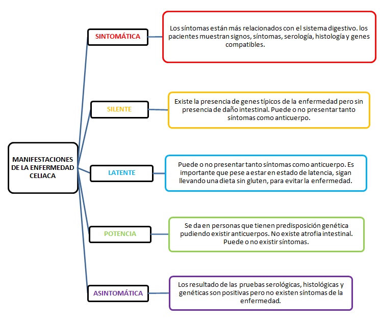 manifestaciones de la enfermedad celiaca