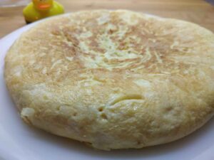 Tortilla de patata casera